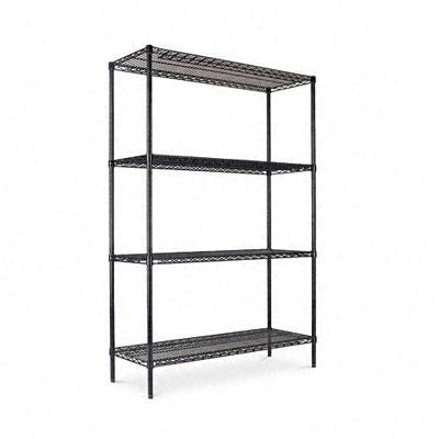 Alera® Industrial Heavy-Duty Wire Shelving Starter Kit