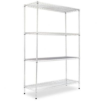 Alera® Industrial Heavy-Duty Wire Shelving Starter Kit