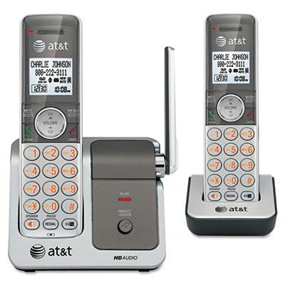 AT&T® DECT 6.0 Dual Handset Cordless Phone System