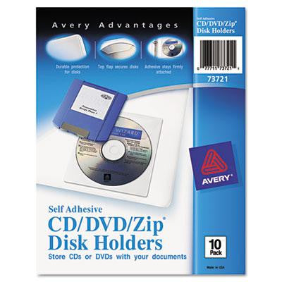 Avery® Self-Adhesive Media Pockets
