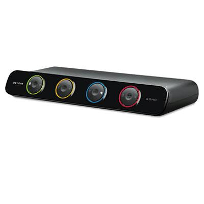 Belkin® SOHO Four-Port Desktop KVM Switch
