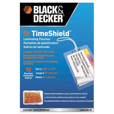 BLACK+DECKER TimeShield™ Laminating Pouches