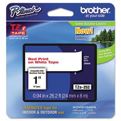 Brother P-Touch® TZe Series Standard Adhesive Laminated Labeling Tape