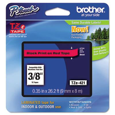 Brother P-Touch® TZe Series Standard Adhesive Laminated Labeling Tape