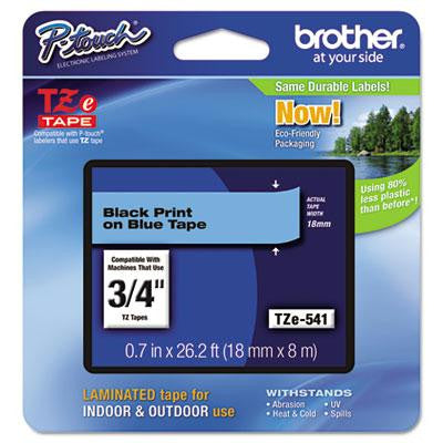 Brother P-Touch® TZe Series Standard Adhesive Laminated Labeling Tape