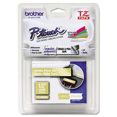 Brother P-Touch® TZe Series Standard Adhesive Laminated Labeling Tape