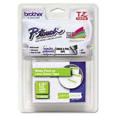 Brother P-Touch® TZe Series Standard Adhesive Laminated Labeling Tape