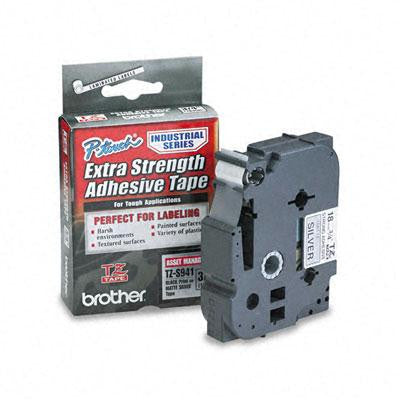 Brother P-Touch® TZe Series Extra-Strength Adhesive Laminated Labeling Tape