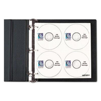 C-Line® CD-DVD Ring Binder Kit