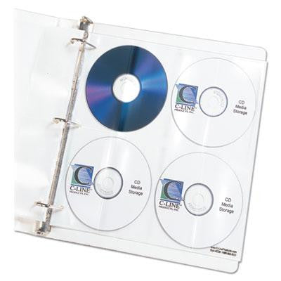 C-Line® Deluxe CD Ring Binder Storage Pages