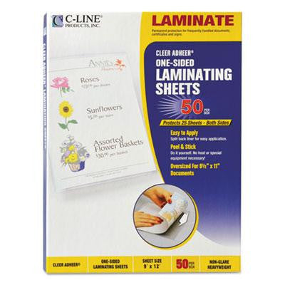 C-Line® Cleer Adheer® Self-Adhesive Laminating Film