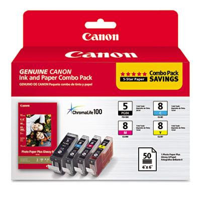 Canon® 0628B027 Inks & Paper Pack