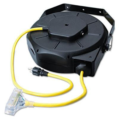 CCI® Retractable Industrial-Grade Extension Cord Reel
