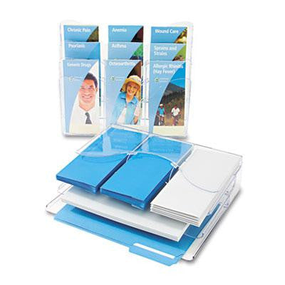 deflecto® Three-Tier Document Organizer with Dividers