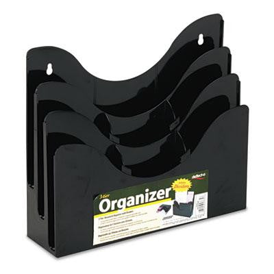 deflecto® Three-Tier Document Organizer with Dividers