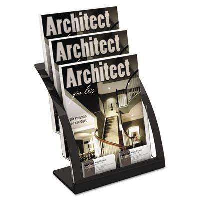 deflecto® Three-Tier Literature Holder