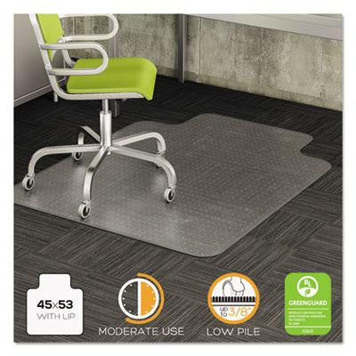 deflecto® DuraMat® Moderate Use Chair Mat for Low Pile Carpeting