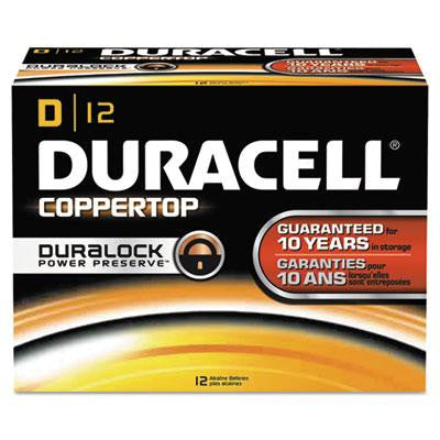 Duracell® CopperTop® Alkaline Batteries with Duralock Power Preserve™ Technology