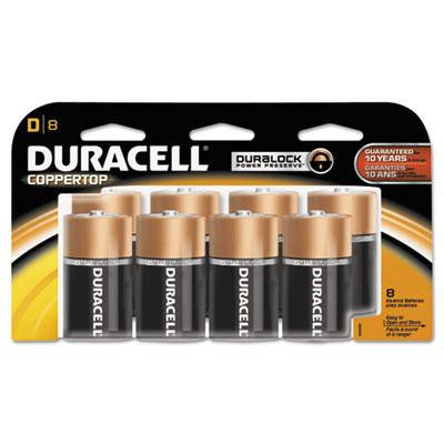 Duracell® CopperTop® Alkaline Batteries with Duralock Power Preserve™ Technology