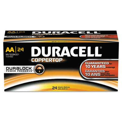 Duracell® CopperTop® Alkaline Batteries with Duralock Power Preserve™ Technology