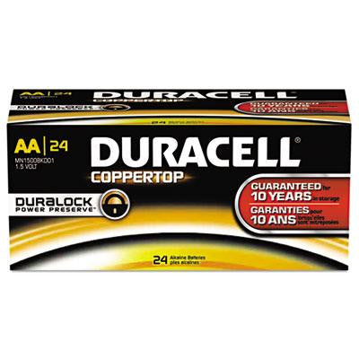 Duracell® CopperTop® Alkaline Batteries with Duralock Power Preserve™ Technology