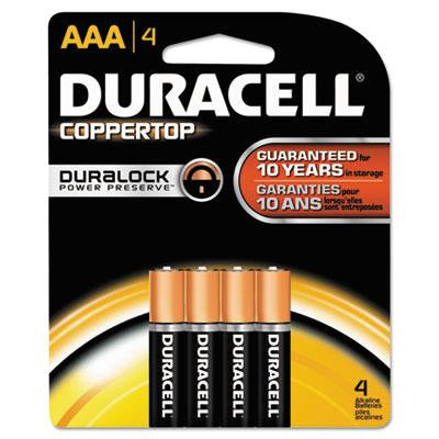 Duracell® CopperTop® Alkaline Batteries with Duralock Power Preserve™ Technology