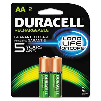 Duracell® Rechargeable NiMH Batteries with Duralock Power Preserve™ Technology