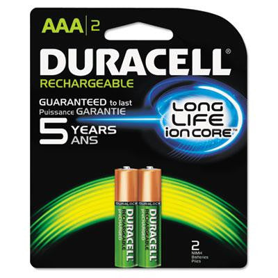 Duracell® Rechargeable NiMH Batteries with Duralock Power Preserve™ Technology
