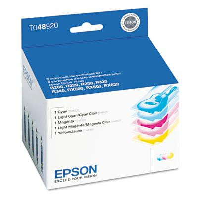 Epson® T048920 Multipack Color Ink Cartridges