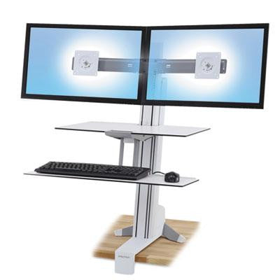 Ergotron® WorkFit-S Sit-Stand Workstation with Worksurface+