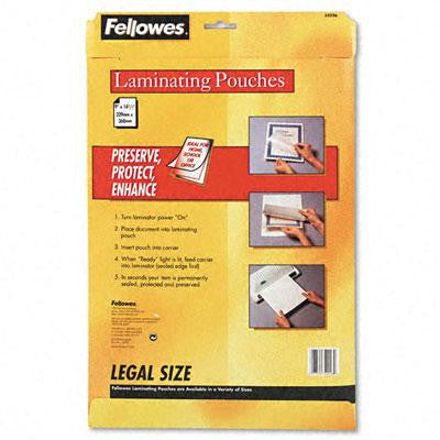 Fellowes® Laminating Pouches