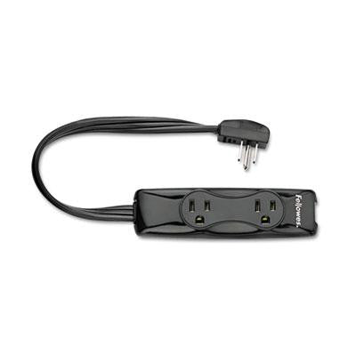 Fellowes® Travel Surge Protector with Four Outlets