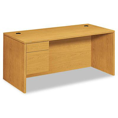 HON® 10500 Series™ "L" Workstation Single Pedestal Desk