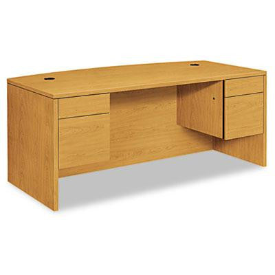 HON® 10500 Series™ Bow Front Double Pedestal Desk