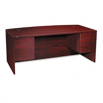 HON® 10500 Series™ Bow Front Double Pedestal Desk