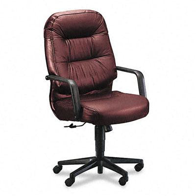 HON® Pillow-Soft® 2090 Series Leather Executive High-Back Swivel-Tilt Chair