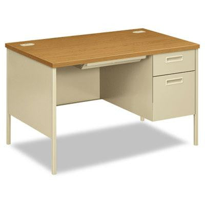 HON® Metro Classic Series Single Pedestal Desk