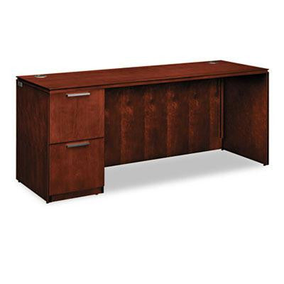 HON® Arrive Series Wood Veneer Single Pedestal Credenza