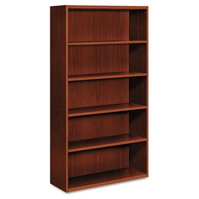 HON® Arrive Series Wood Veneer Five-Shelf Bookcase