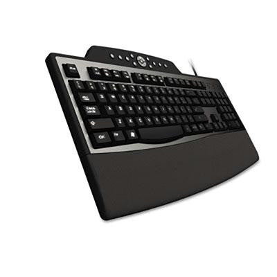 Kensington® Pro Fit™ Comfort Wired Keyboard with Internet Keys