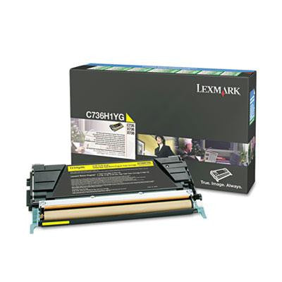 Lexmark™ C736H1CG, C736H1KG, C736H1MG, C736H1YG Toner