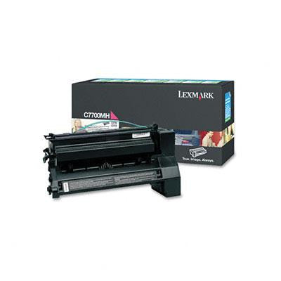 Lexmark™ C7700YS, C7700MS, C7700CS, C7700KS, C7700YH, C7700CH, C7700MH, C7700KH, C7702KS Toner