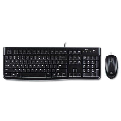 Logitech® MK120 Wired Keyboard + Mouse Combo