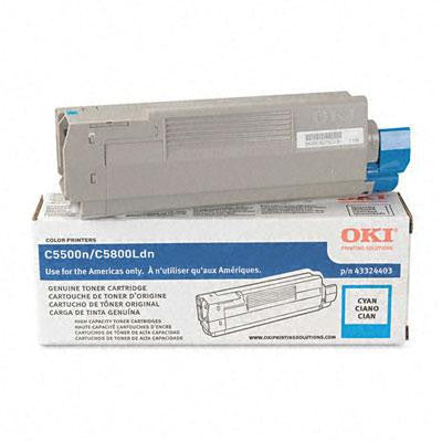 Oki® 43324401, 43324402, 43324403, 43324404 (Type C8) Toner Cartridge