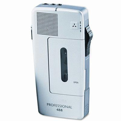 Philips® Pocket Memo 488 Slide Switch Mini Cassette Dictation Recorder
