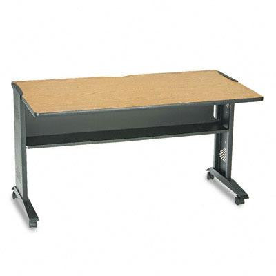 Safco® Mobile Computer Desk with Reversible Top