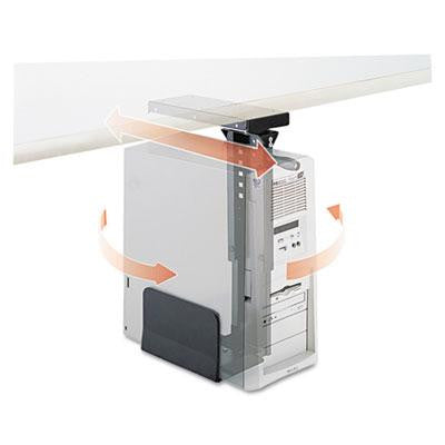 Safco® Ergo-Comfort® Swivel-Mount Under CPU Stand