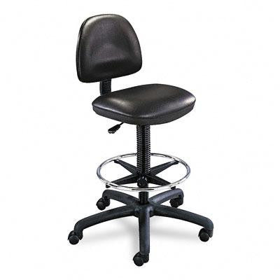Safco® Precision Extended-Height Swivel Stool with Adjustable Footring