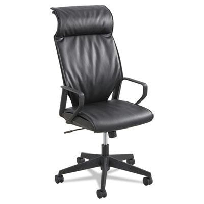 Safco® Priya™ Leather High Back Chair