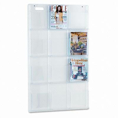 Safco® Reveal™ Clear Literature Displays